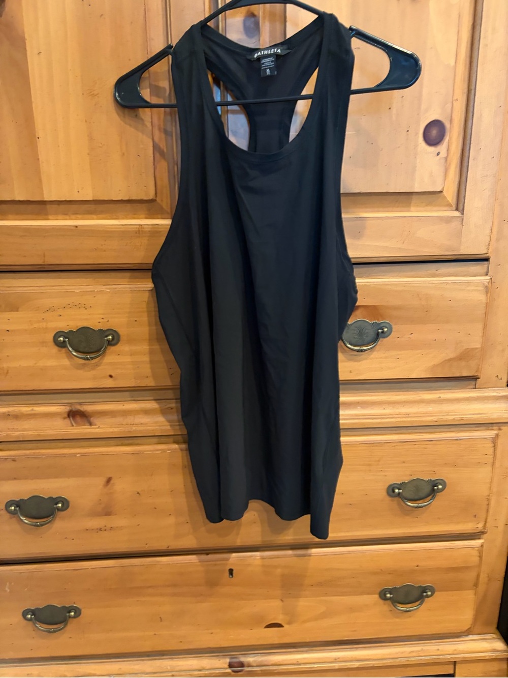 Athleta Black Racerback Training Tank